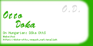 otto doka business card