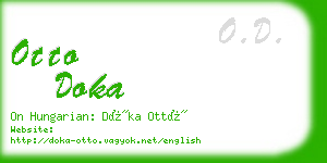 otto doka business card